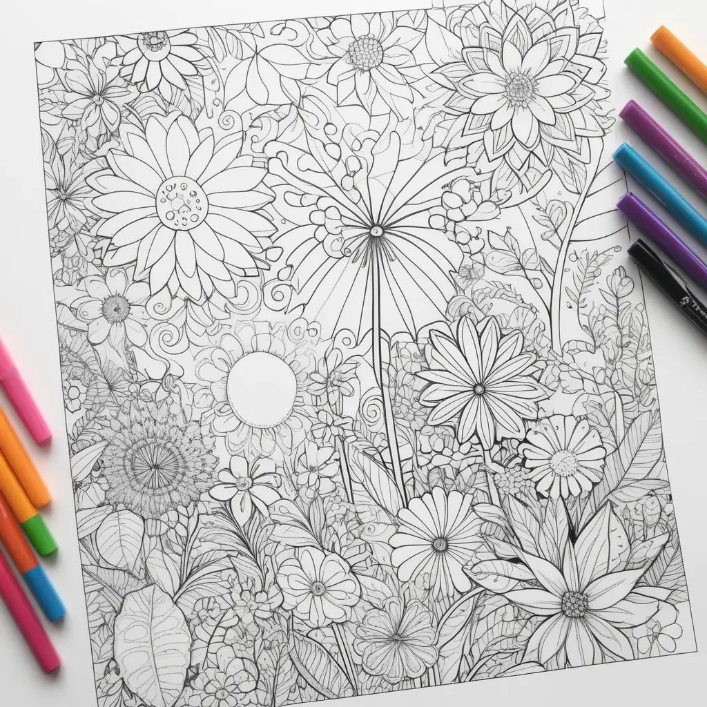 Summer Coloring Pages for Adults and Kids