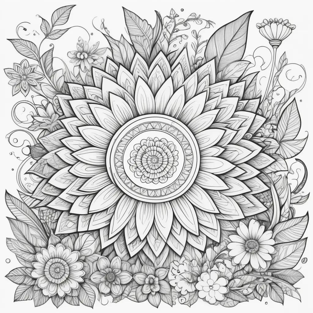 Super Coloring Pages - a collection of intricate black and white designs