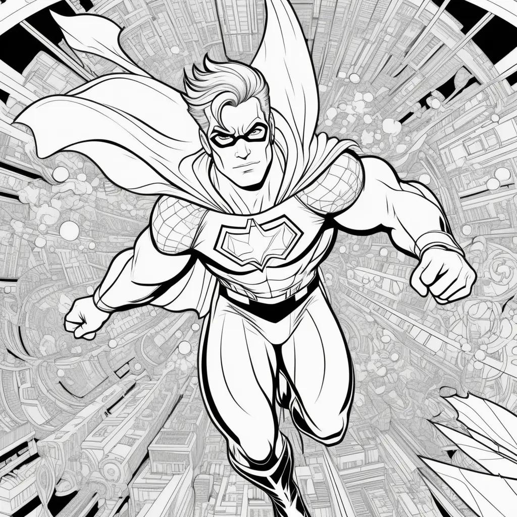スーパーヒーローのぬりえ:バットマン