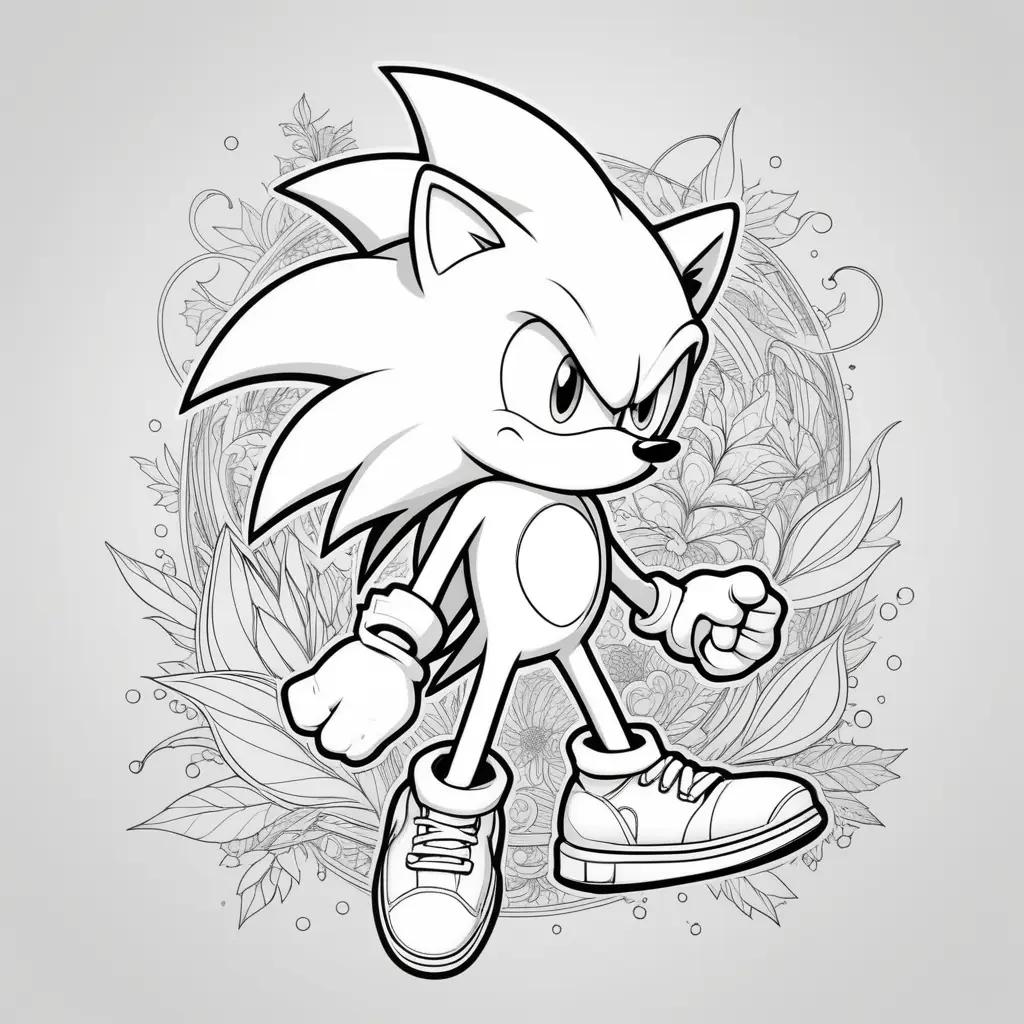 Super Sonic Coloring Pages: A collection of fun and engaging coloring pages featuring the popular video game character, Sonic the Hedgehog