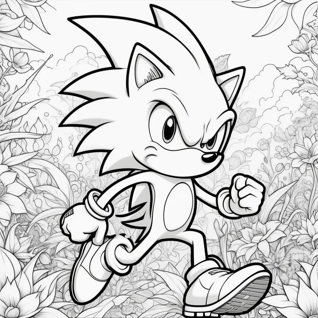 Super Sonic Coloring Pages