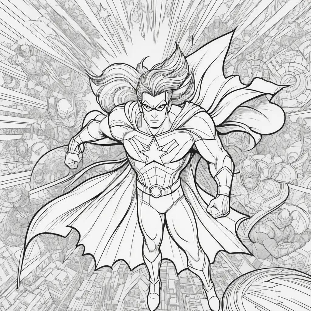 Superhero Coloring Pages