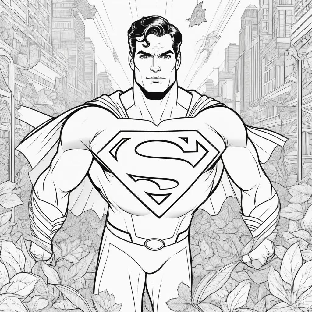 Superman Coloring Page: A Man of Steel Coloring Book