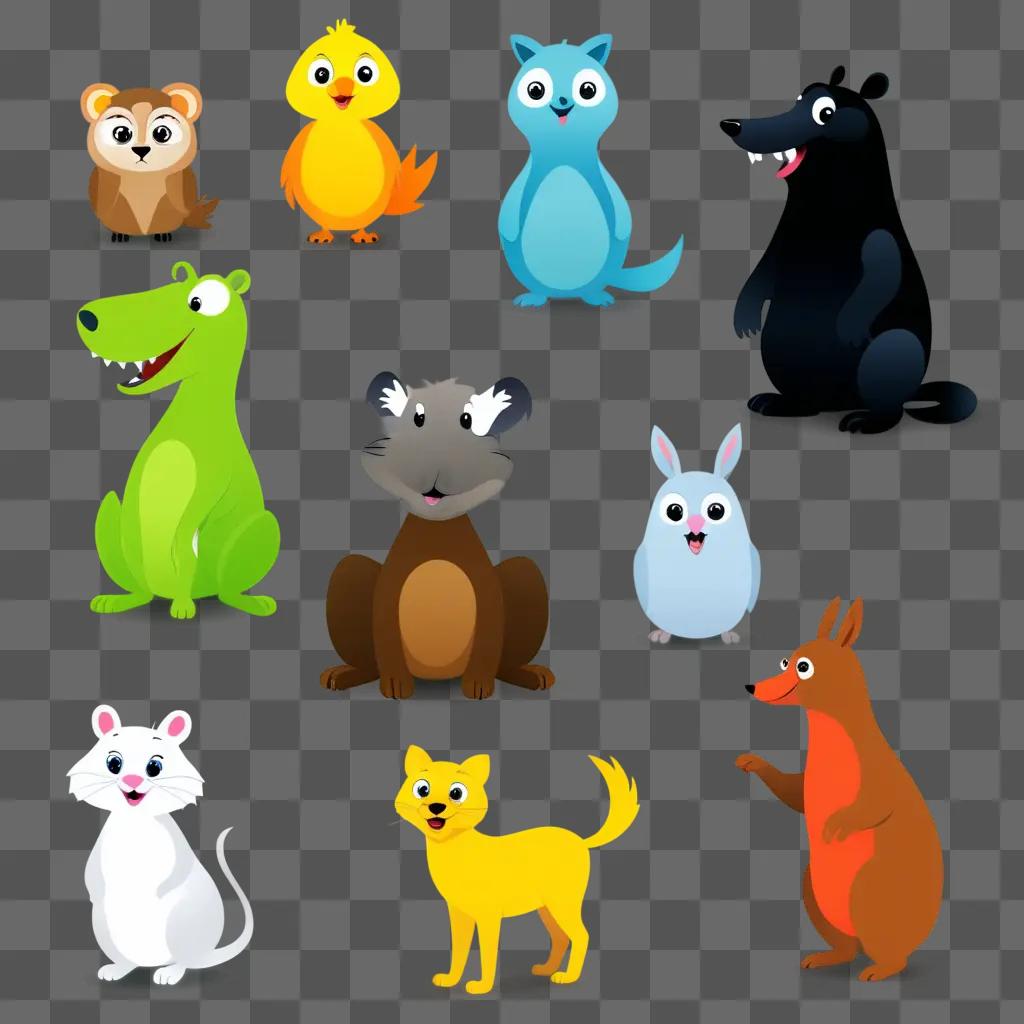 Talking Animals Clipart Collection