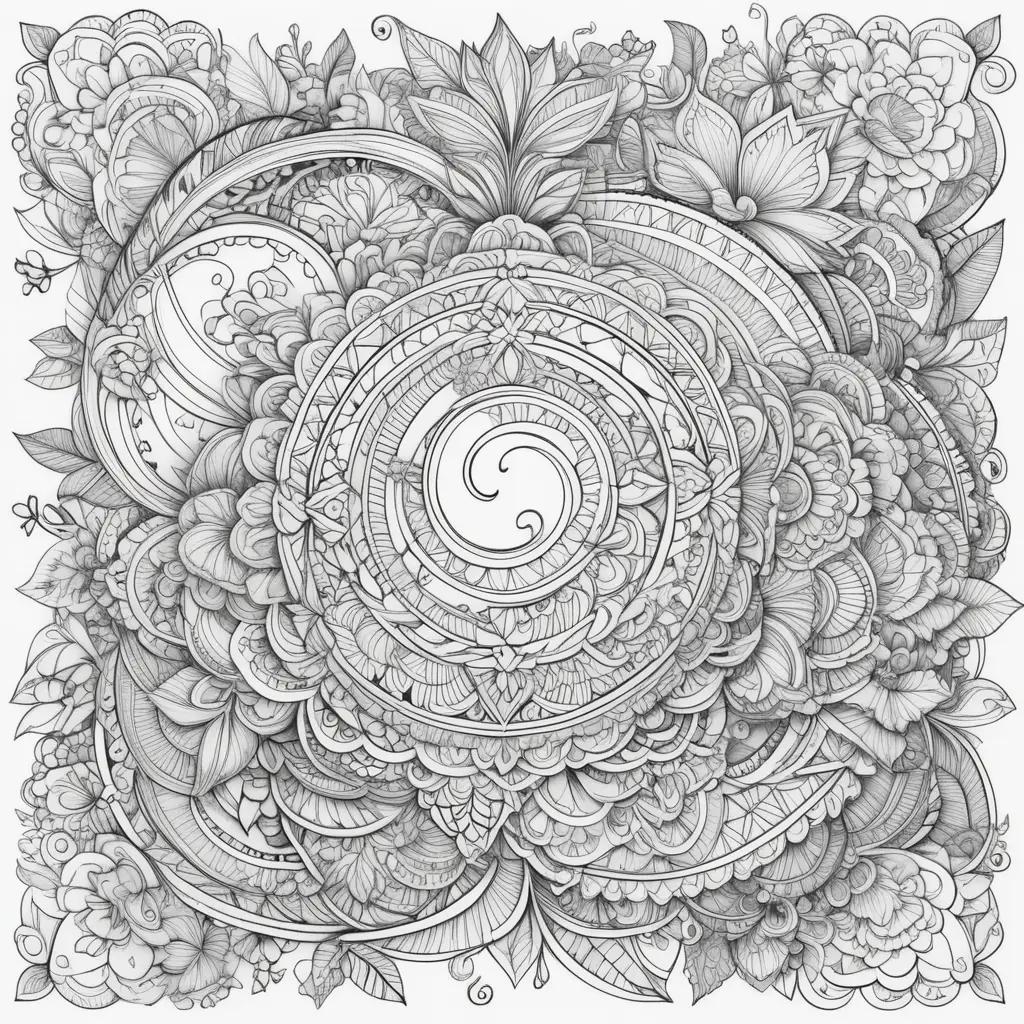 Tangle Coloring Pages: A Creative Way to Express Yourself