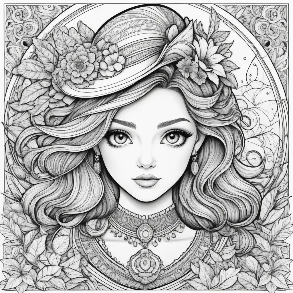 Teen Coloring Pages Featuring Dazzling Artwork