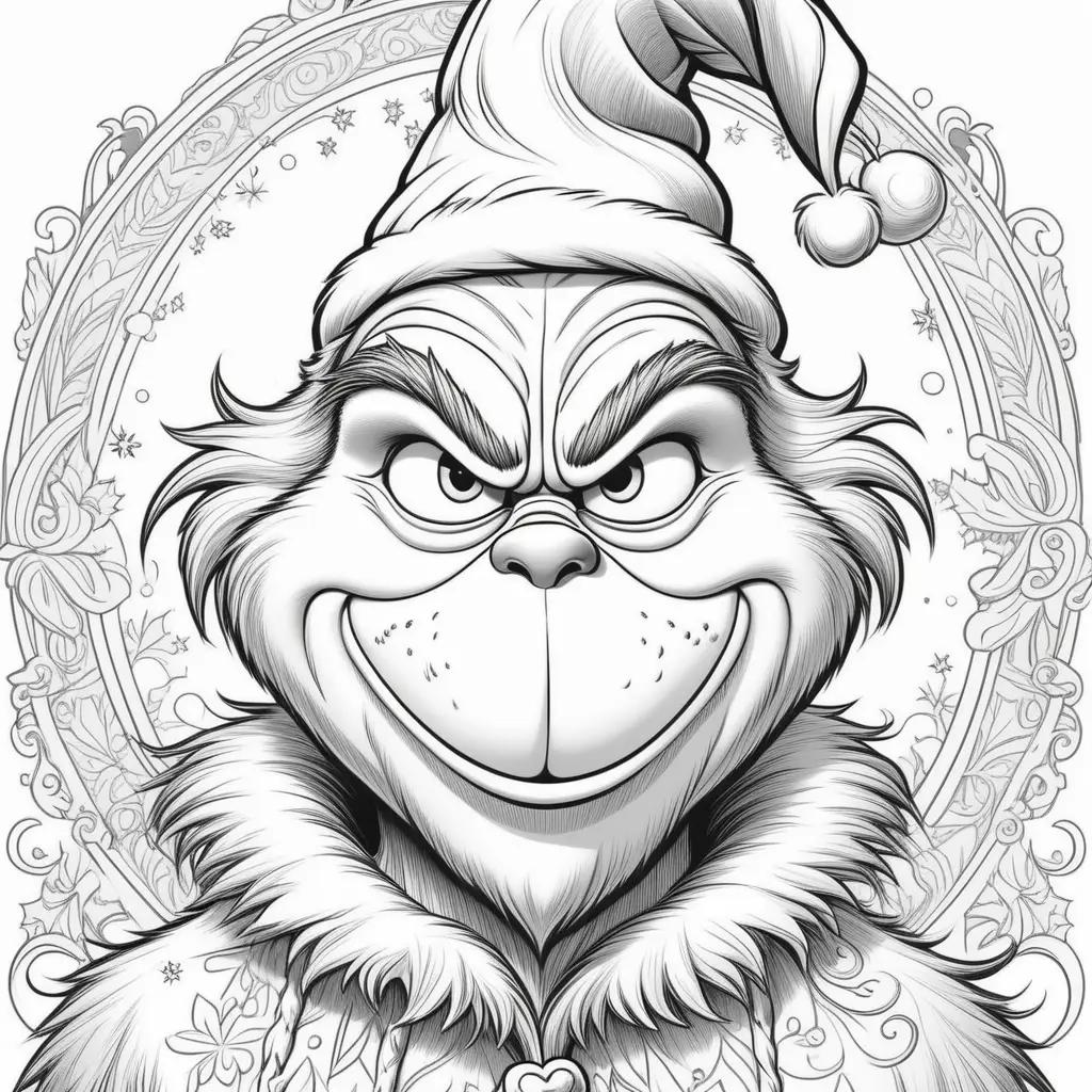 The Grinch Coloring Pages: A Grinch Coloring Book