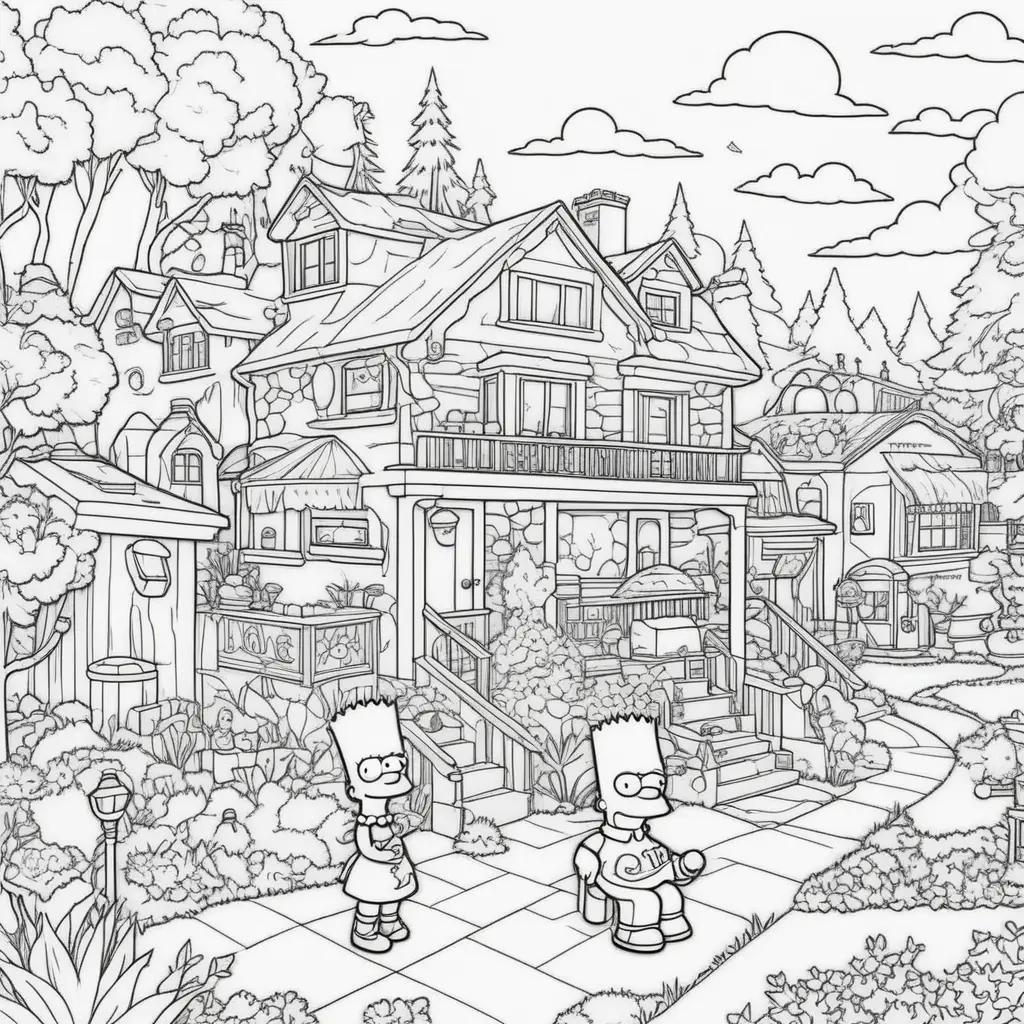 The Simpsons Coloring Pages