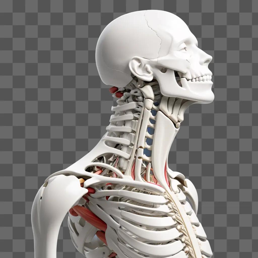 The human neck is a complex system of muscles and bones