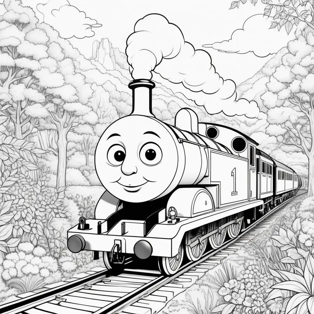 Thomas coloring pages for children online