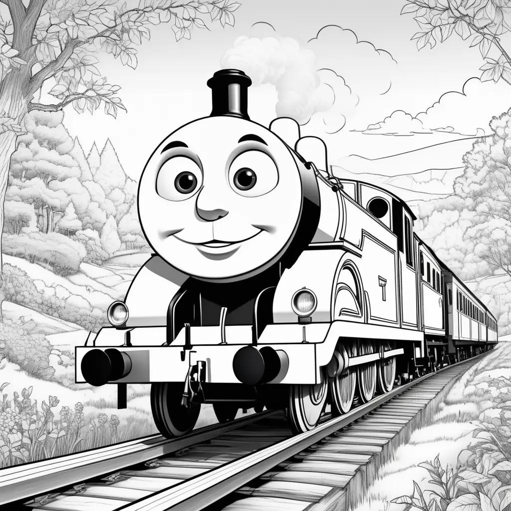 Thomas coloring pages for kids