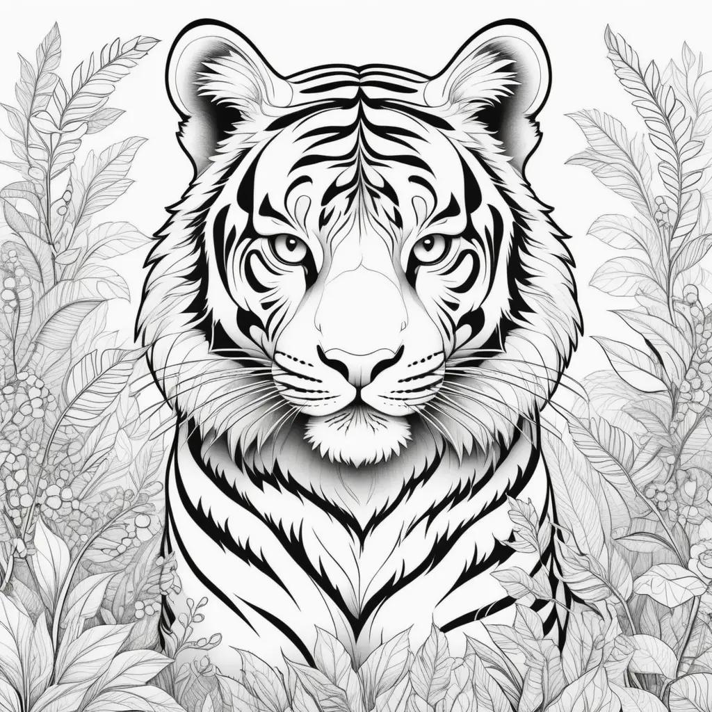 Tiger Coloring Pages: A Coloring Book Experience