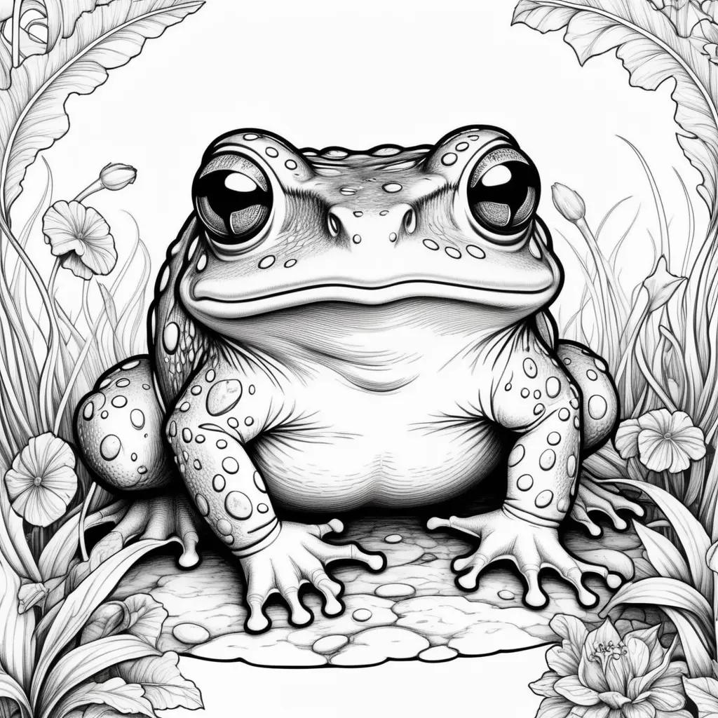 Toad coloring pages for kids to color in