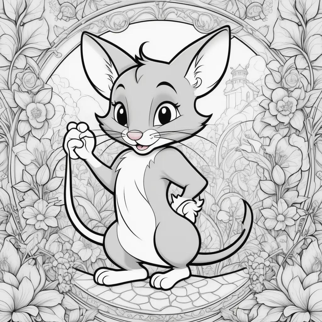 Tom and Jerry Coloring Pages