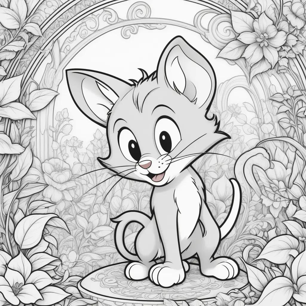 Tom and Jerry coloring pages for kids to color