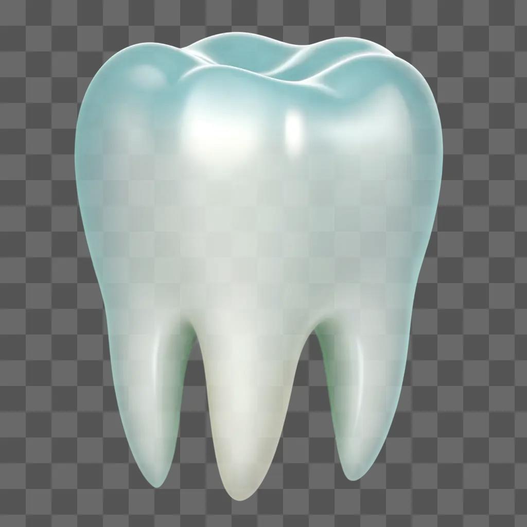 青い背景と白い歯磨き粉の歯