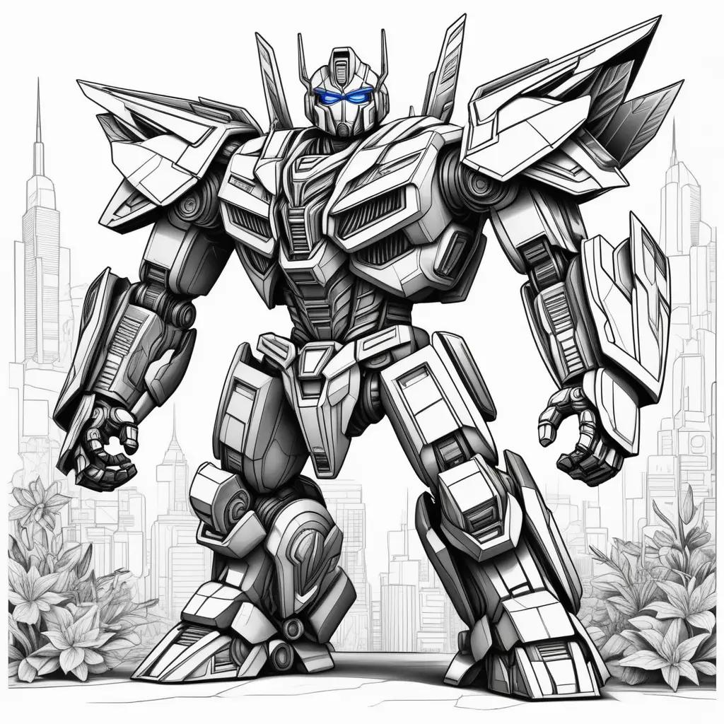 Transformers Coloring Page