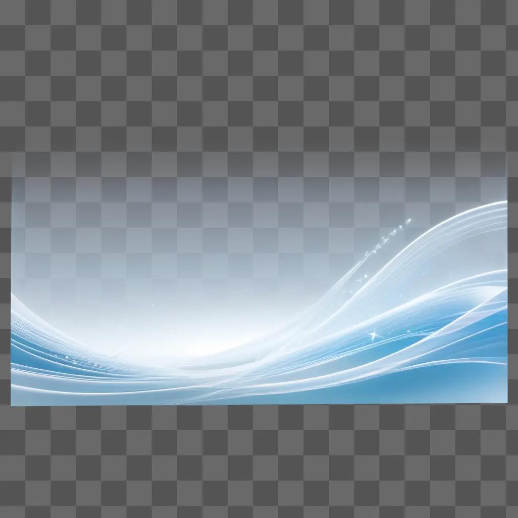 Transparent blue wave animation background