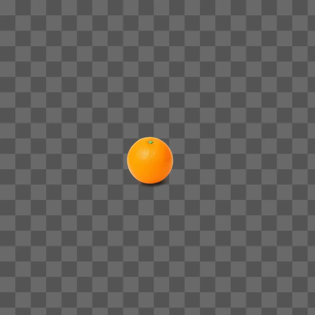 Transparent orange on a yellow background