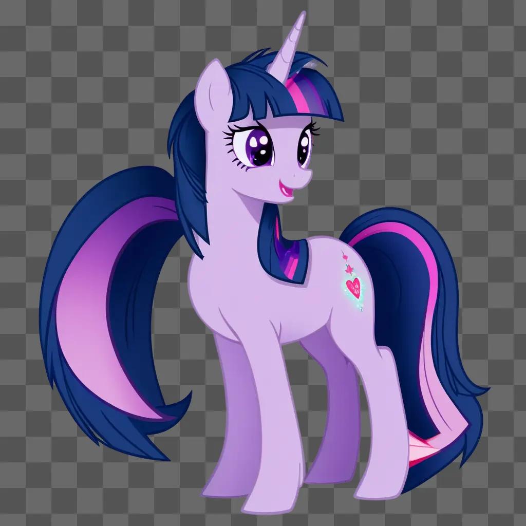 Twilight Sparkle, the cutest pony, smiles at you