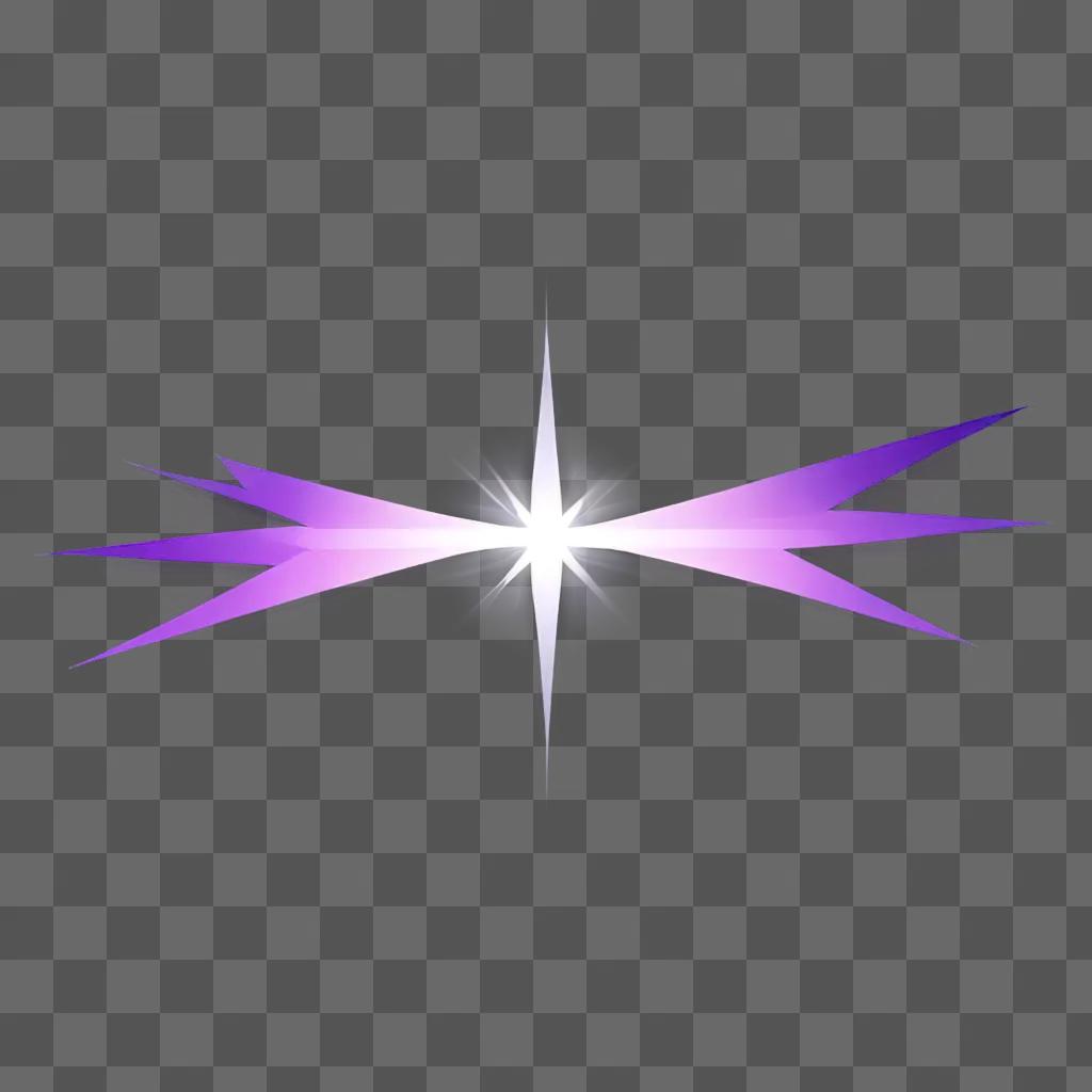 Twilight Sparkles purple star shines brightly