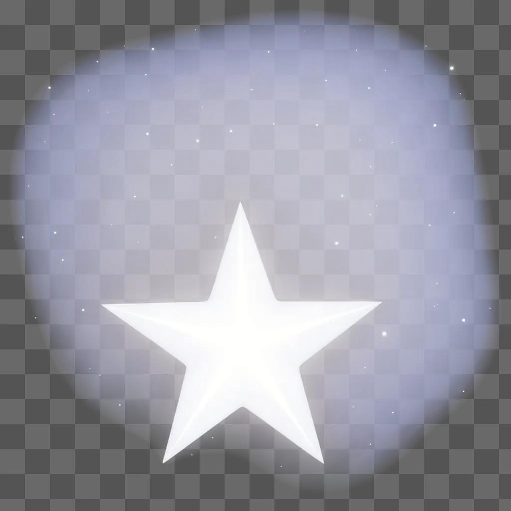 Twinkle star with white background