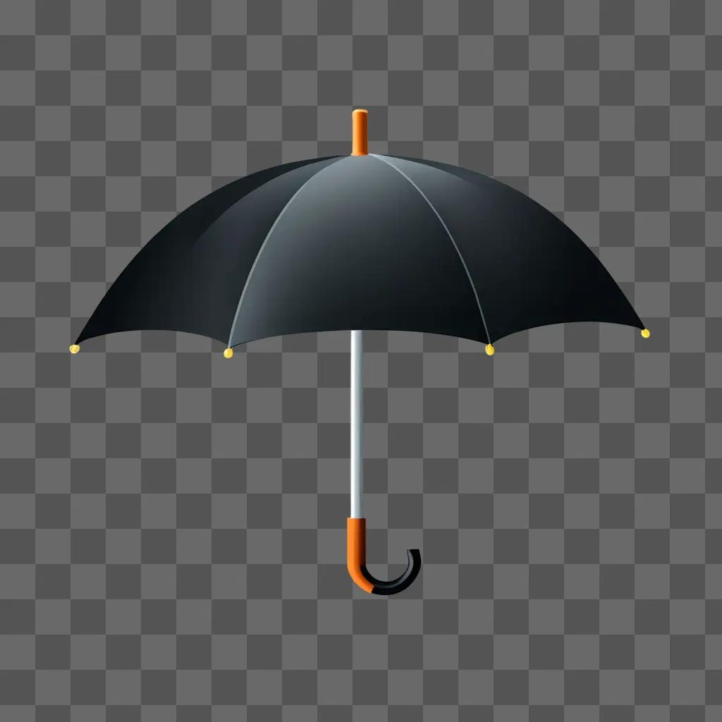 Umbrella emoji glows in the dark