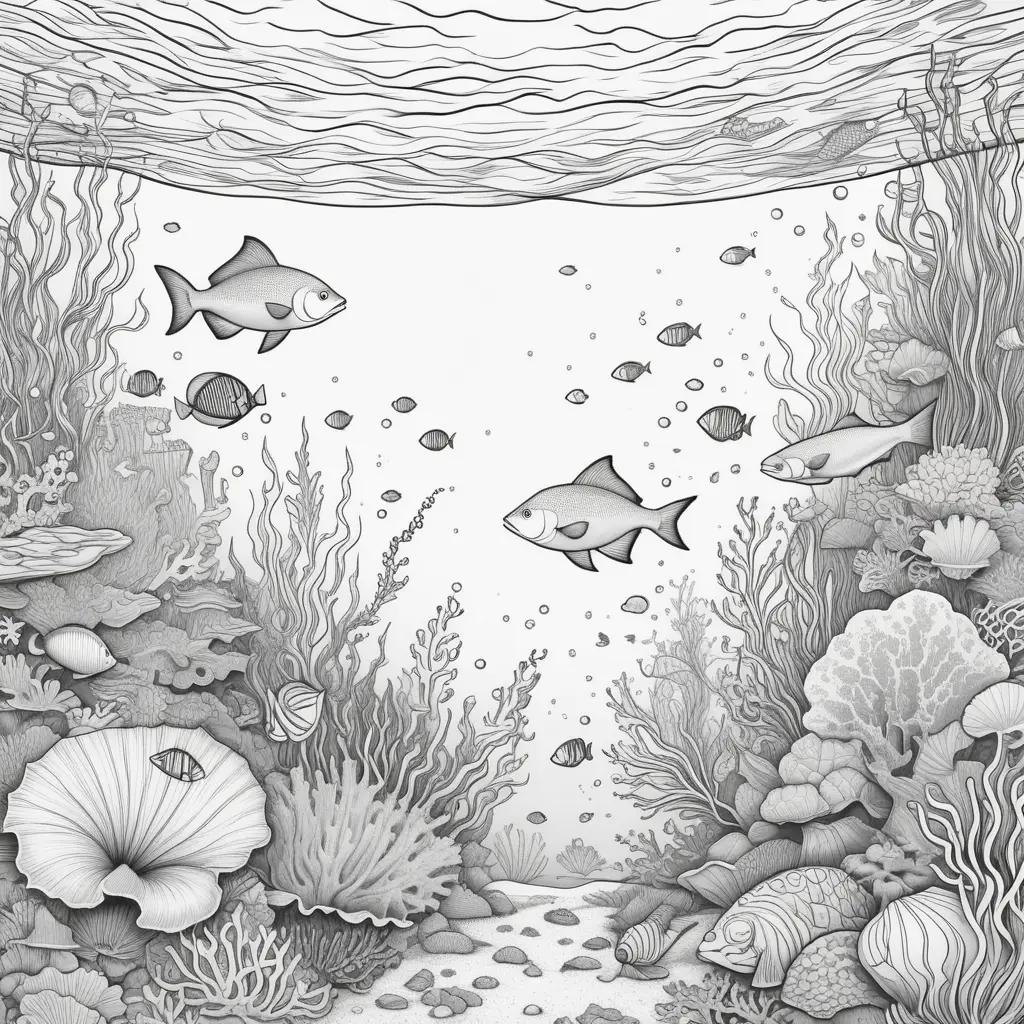 Under the Sea Coloring Pages for Kids