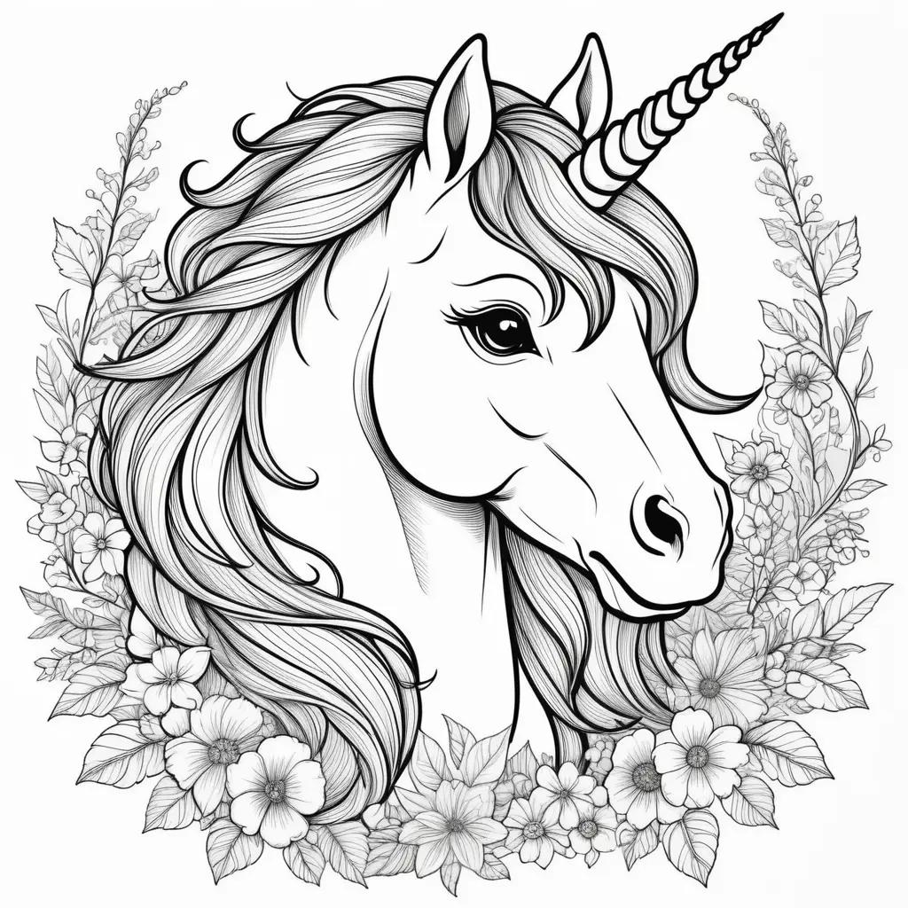 Unicorn Coloring Pages Free Printable