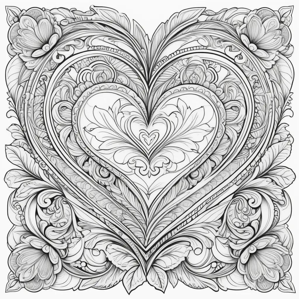 Valentine coloring pages to print for free