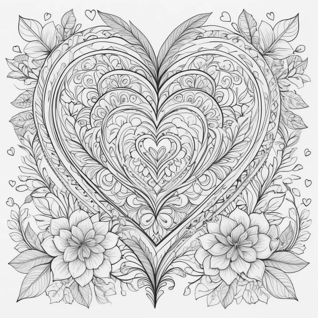 Valentines Day Coloring Pages - Free Printable