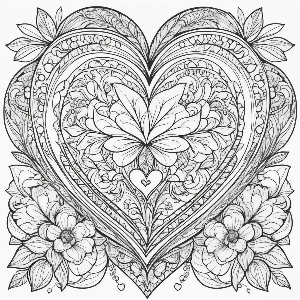 Valentines Day Coloring Pages - Free Printable