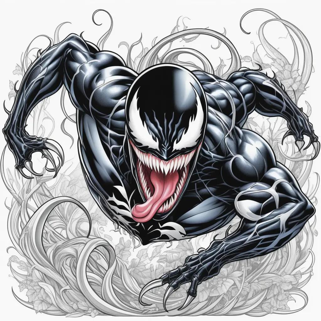 Venom Coloring Page: A Venom Coloring Page Coloring Pages