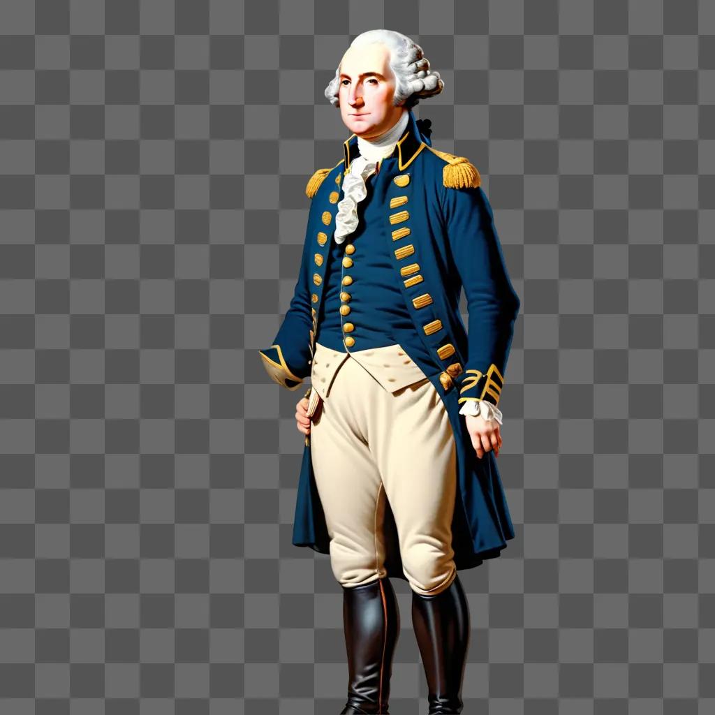 Washington in military uniform