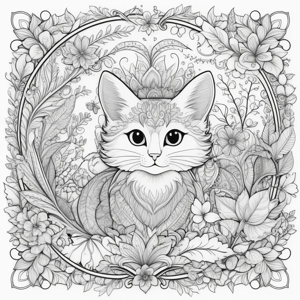 Wednesday Coloring Page: A Black and White Coloring Book