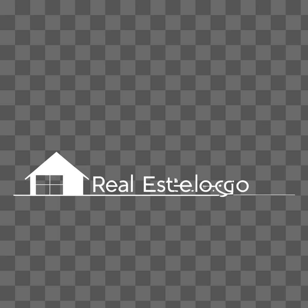 家と白い不動産のロゴ