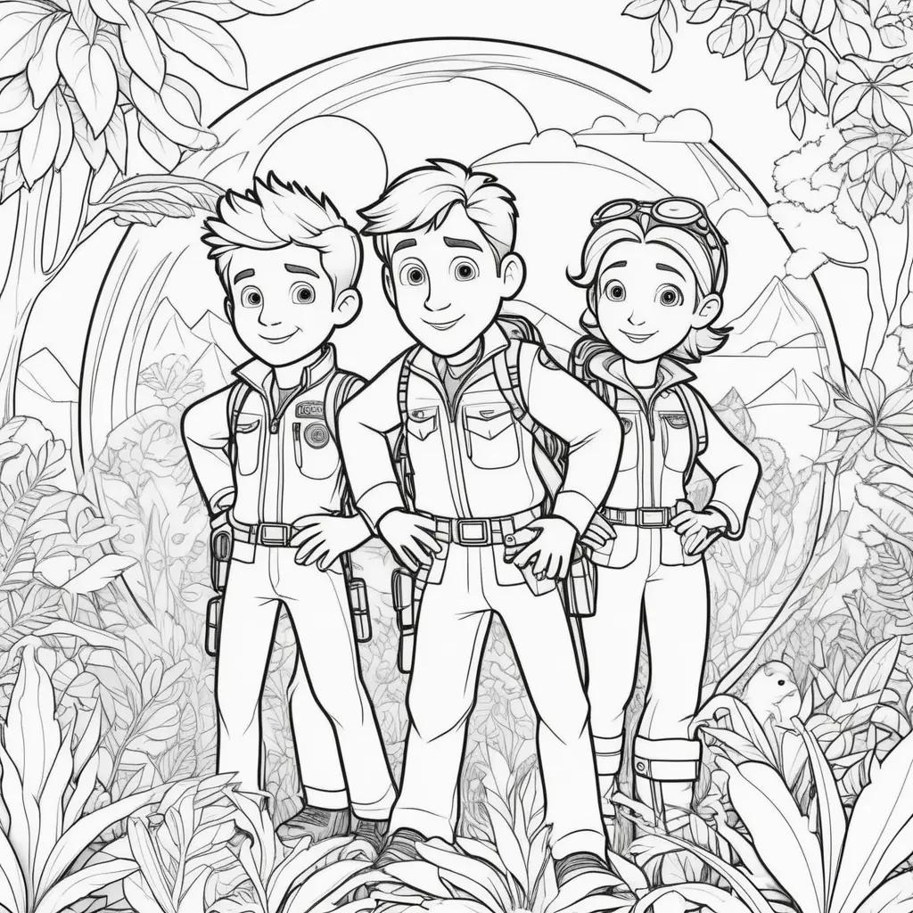 Wild Kratts Coloring Pages - A fun and colorful activity for kids!