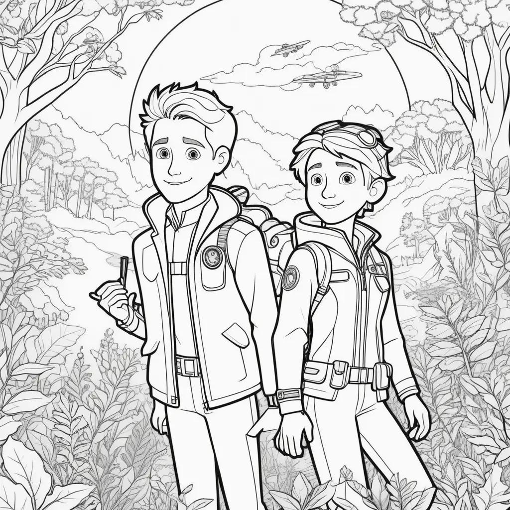 Wild Kratts Coloring Pages - Coloring Book