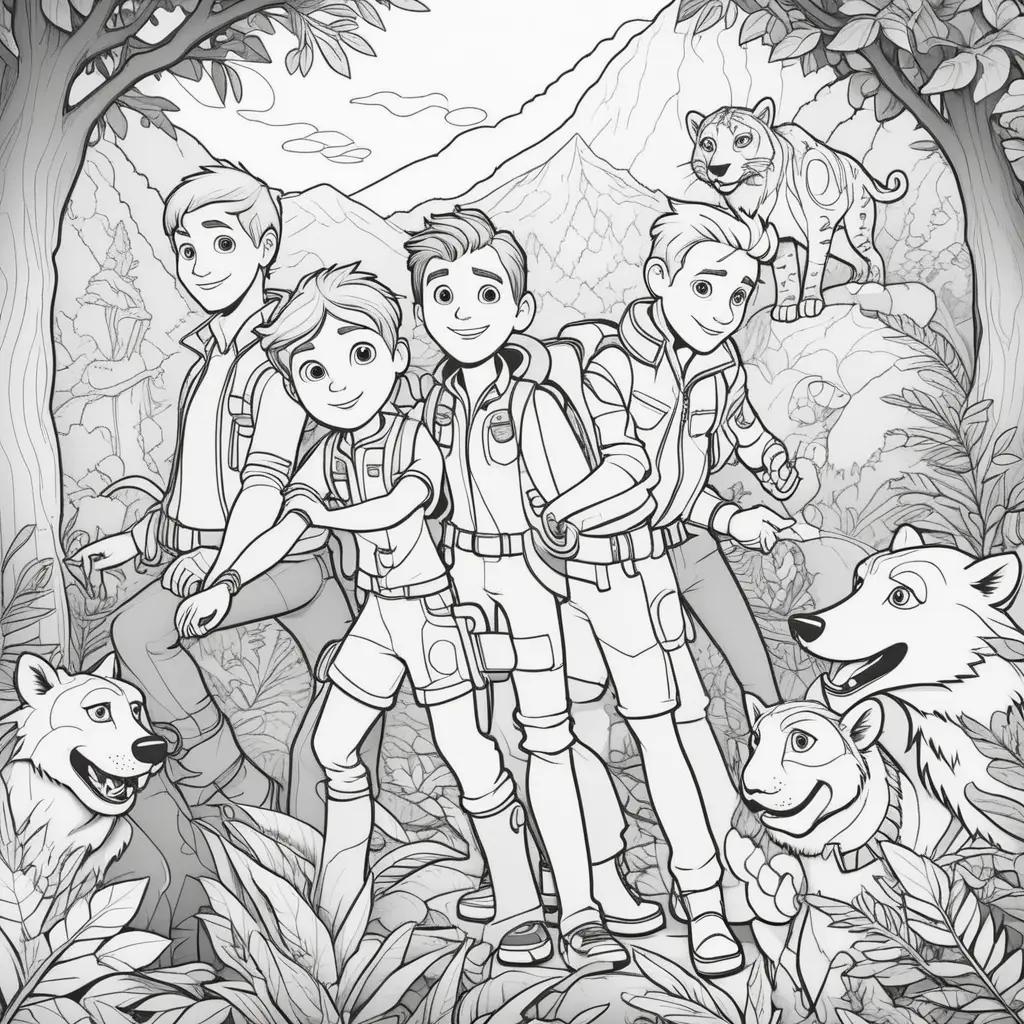 Wild Kratts Coloring Pages