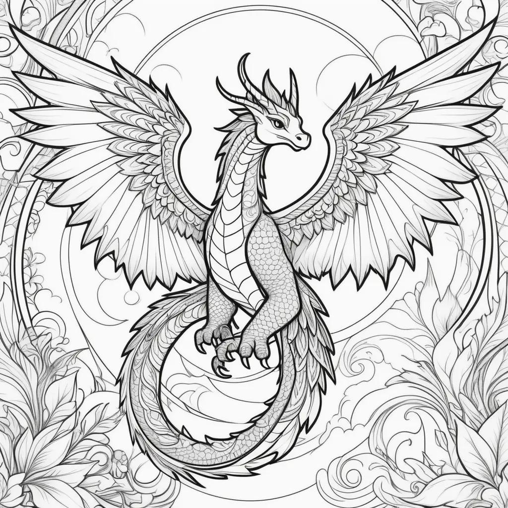 Wings of fire coloring pages for adults