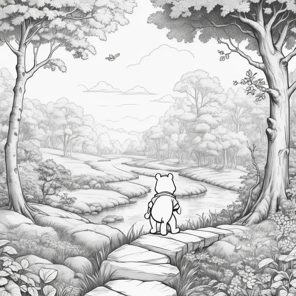 Winnie the Pooh Coloring Page: A Winnie the Pooh Coloring Page