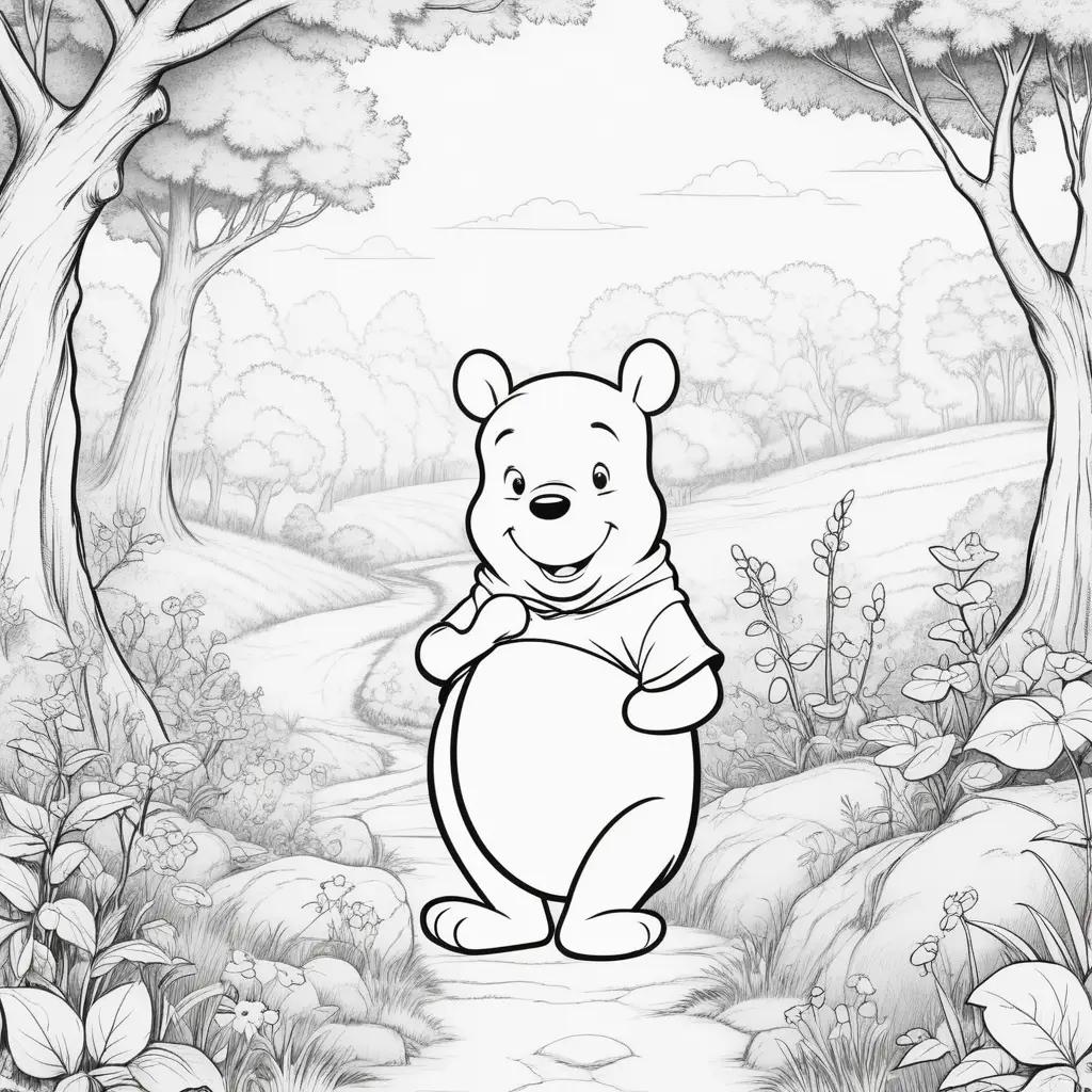 Winnie the Pooh Coloring Pages for Kids