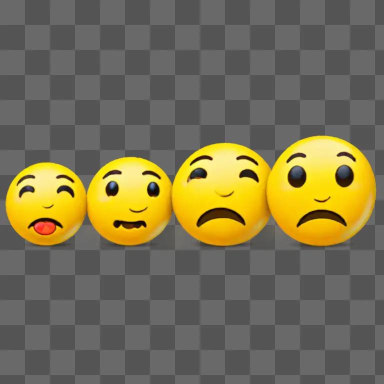 Yellow Emoji Face Expressing Love and Emotion