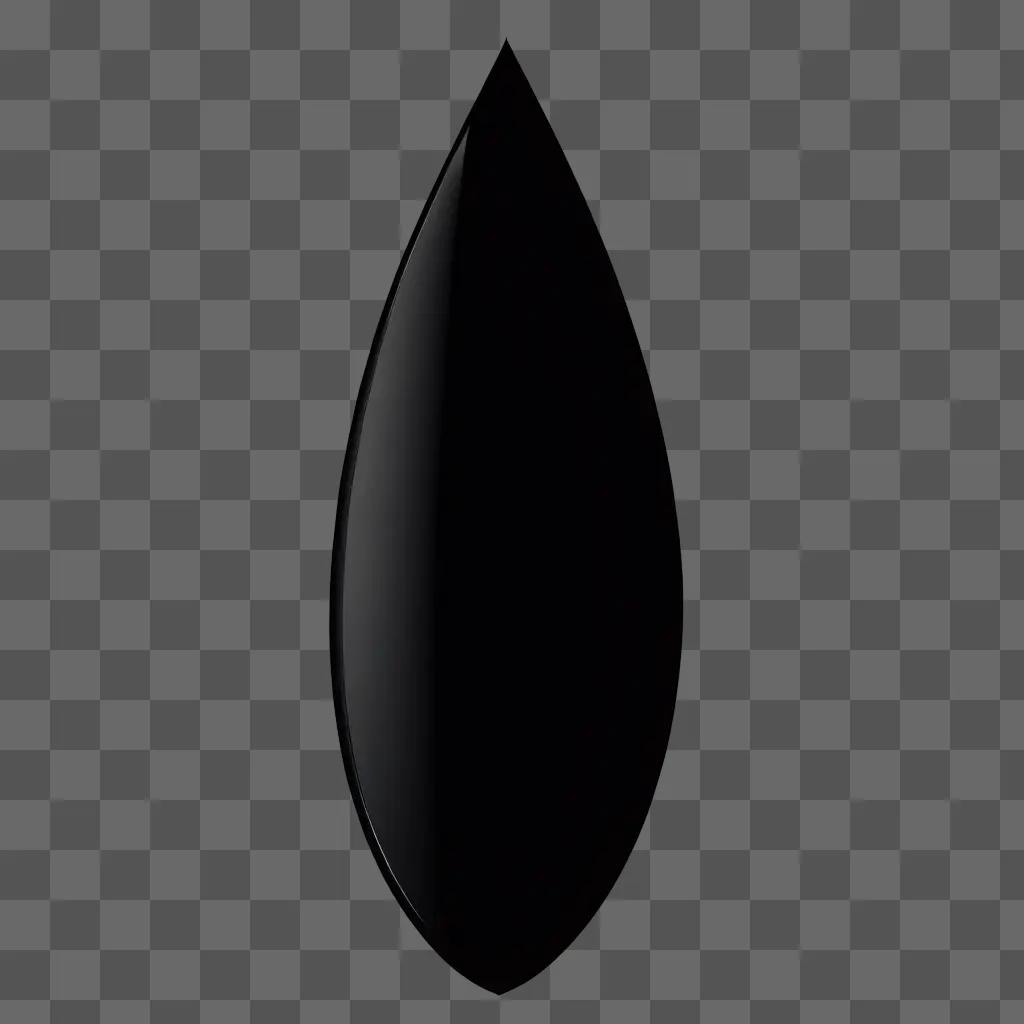 a black background with a dark black object