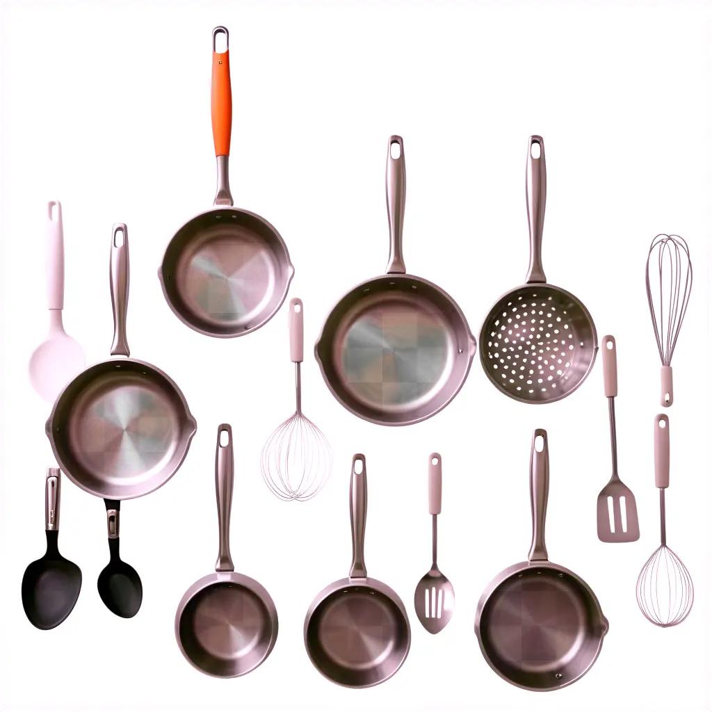 a collection of different cooking utensils