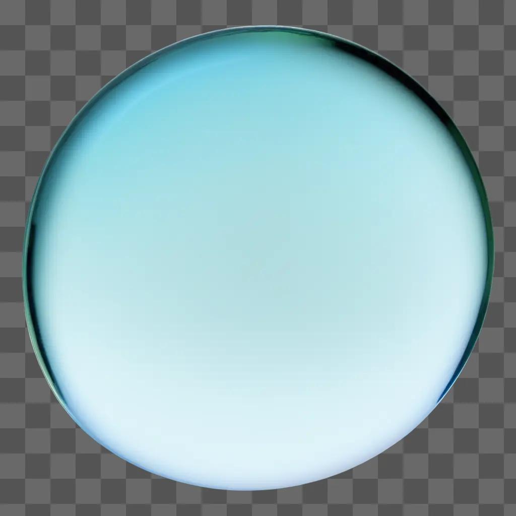 a transparent water filled sphere