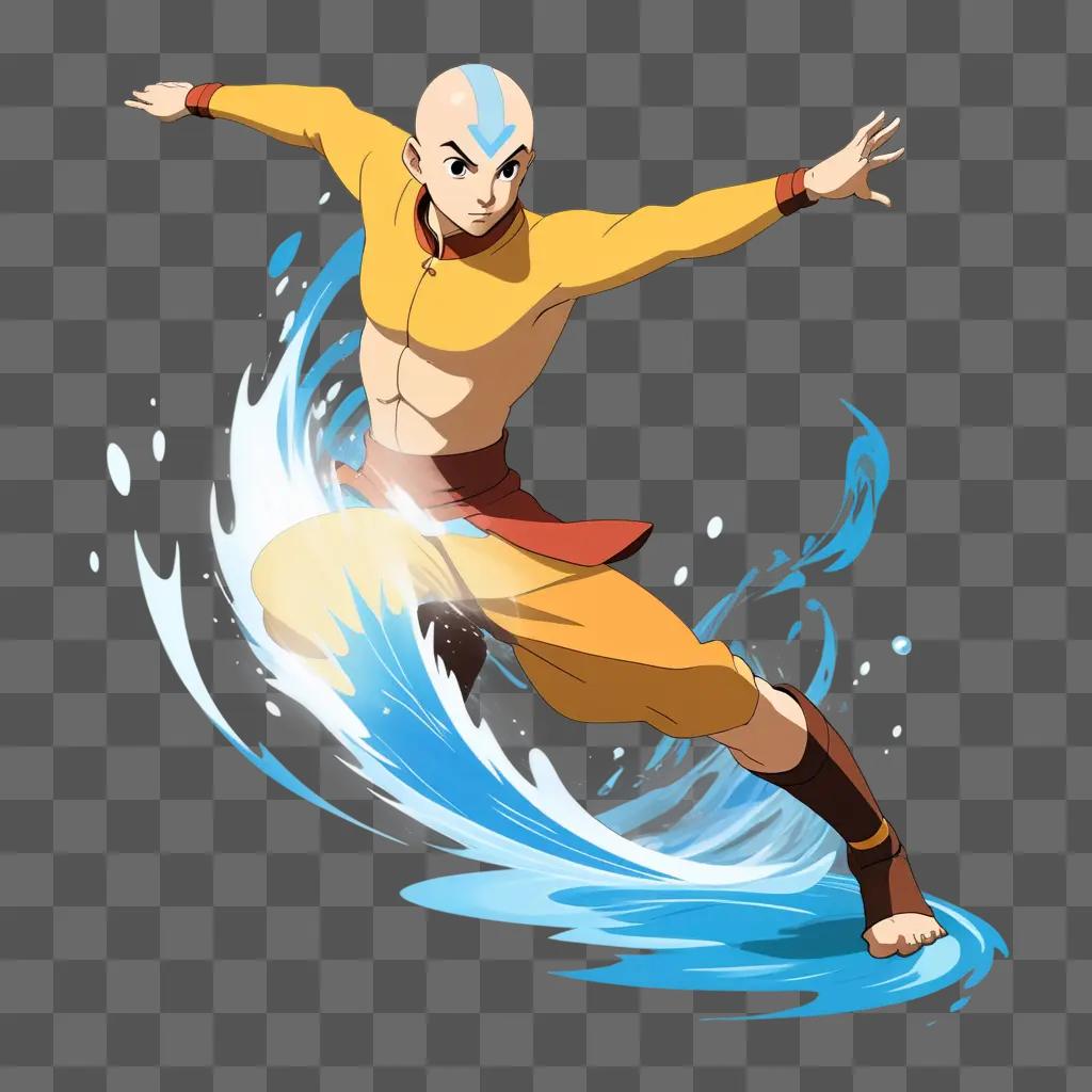 aang the warrior spirit in action