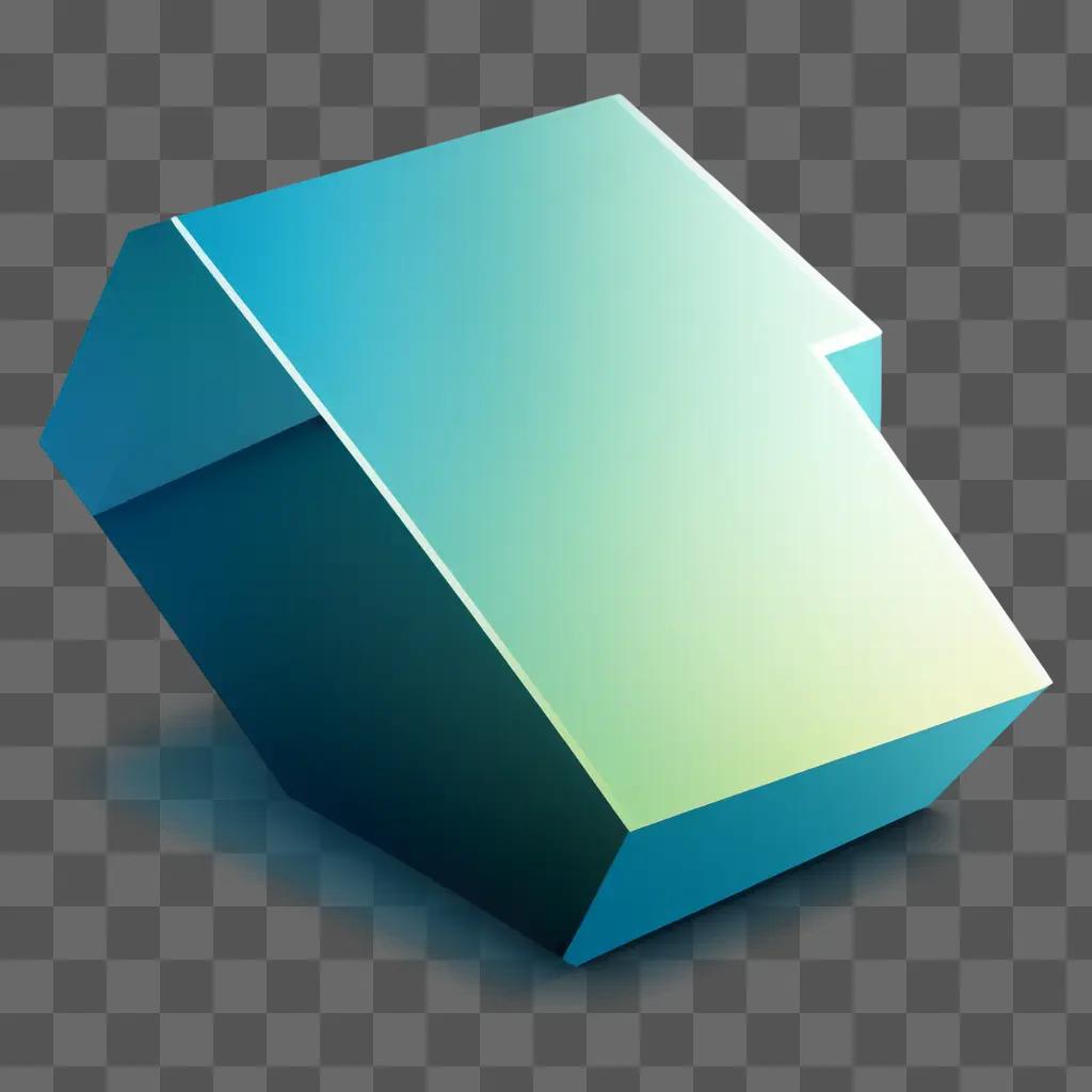 abstract computer icon in a light blue gradient