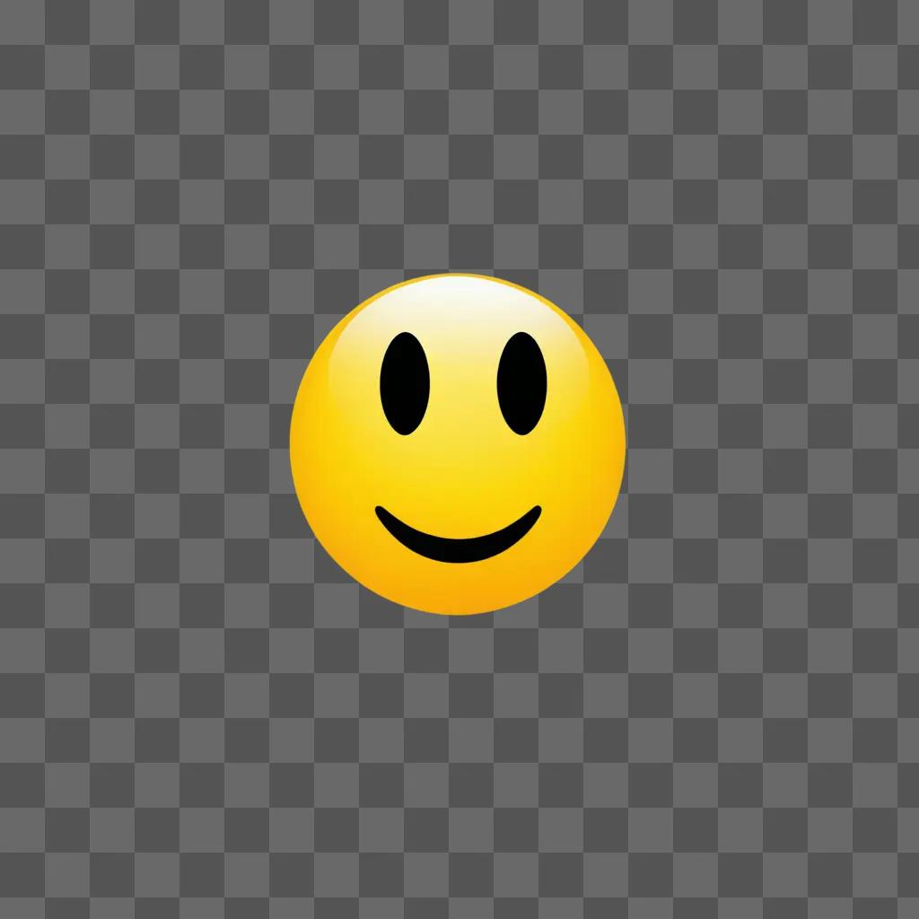 ahhh emoji on yellow background