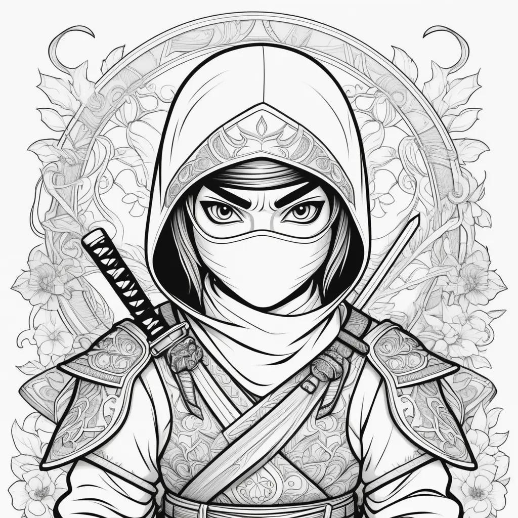 anime ninja with a mask and a sword